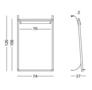 PartnerLine Rail Flip-over - 100x70 cm - Afbeelding 6