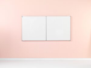 Vijfvlaks whiteboard met RC-10 frame - Wit emaillestaal - Afbeelding 4