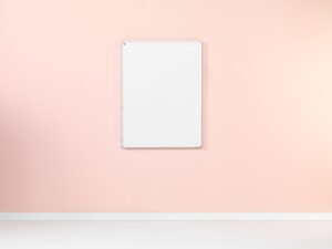 Drievlaks whiteboard met RC-10 frame - Wit emaillestaal - Afbeelding 4