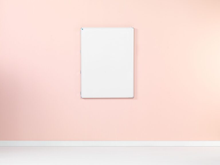 Drievlaks whiteboard met RC-10 frame - Wit emaillestaal - Afbeelding 4