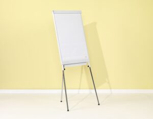 Flip-over Standaard Plus - Gelakt staal - Uitschuifbare poten en zijarmen - 75x125 cm