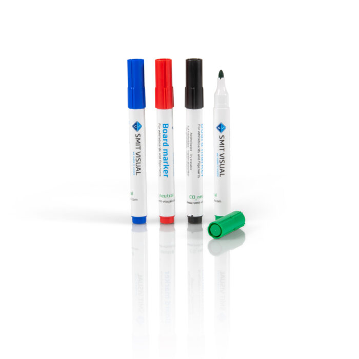 Whiteboardmarkers - Diverse kleuren - Set 4 stuks - Afbeelding 1