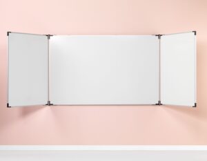 Vijfvlaks projectiebord Extraflat voor pen projector - Vaste muurmontage