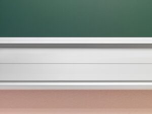 Vijfvlaks schoolbord - Krijt groen - Vaste muurmontage - Afbeelding 5
