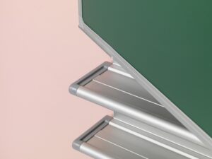 Vijfvlaks schoolbord - Krijt groen - Vaste muurmontage - Afbeelding 8