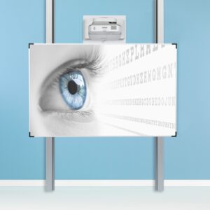 Projectiebord Extraflat voor pen projector - Hoogte verstelbaar