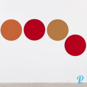 Rond prikbord - ø 60 cm - diverse kleuren - Afbeelding 2