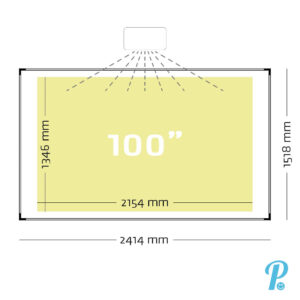 Projectiebord Extraflat voor pen projector - muurmontage - Afbeelding 7