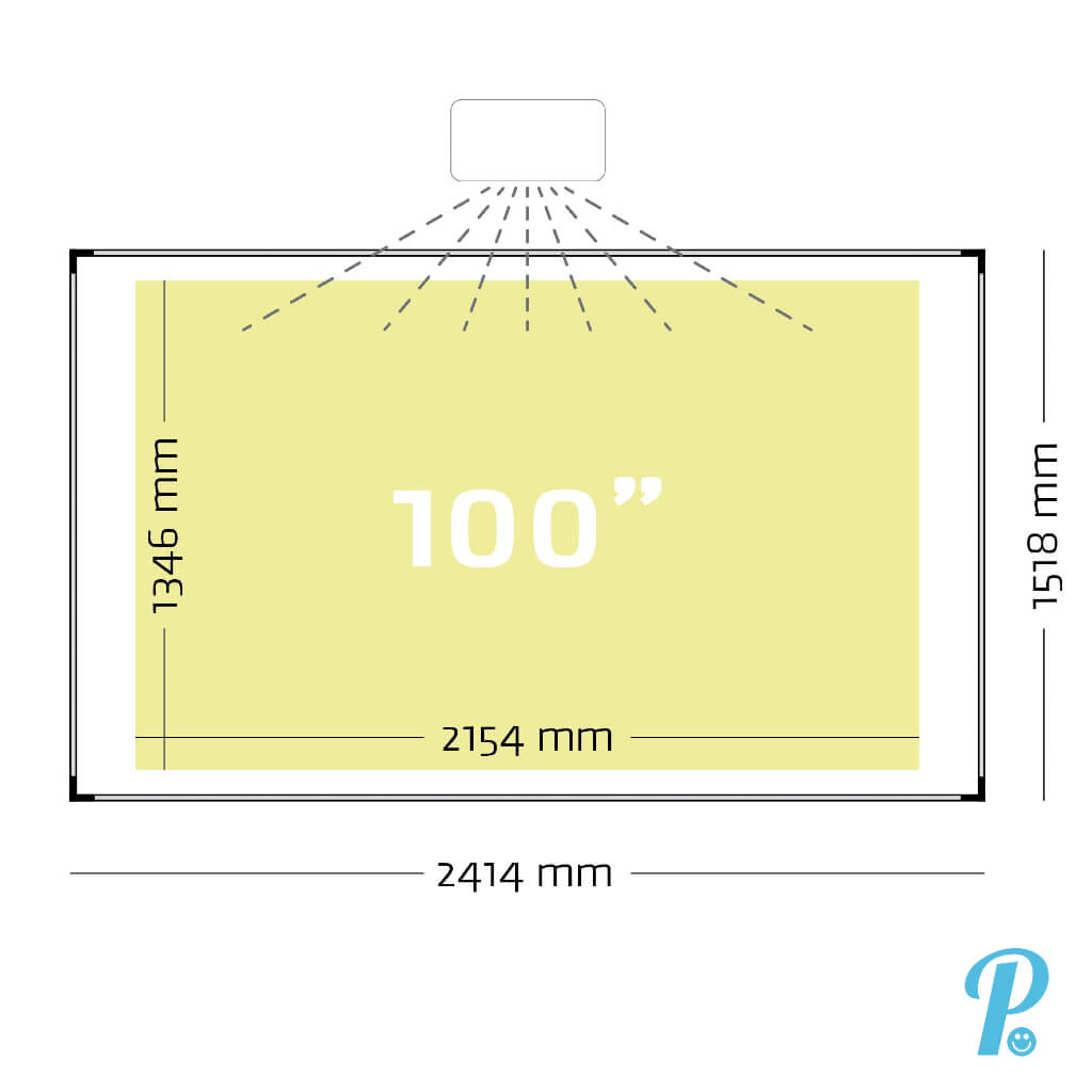 Projectiebord Extraflat voor pen projector - muurmontage - Afbeelding 7
