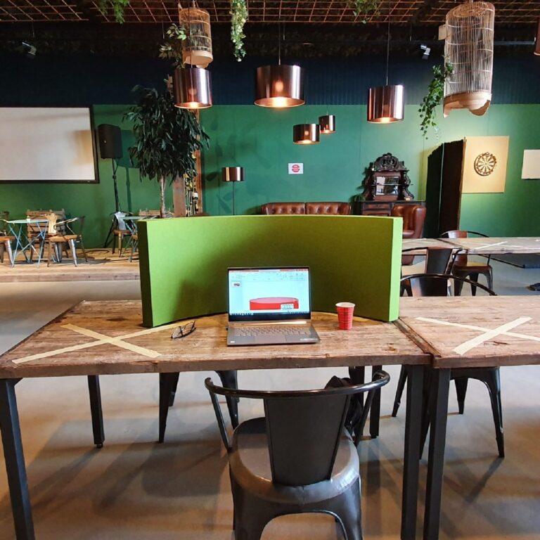 YOWS Hospitality - Scheidingsscherm voor akoestische werkplek - Afbeelding 2