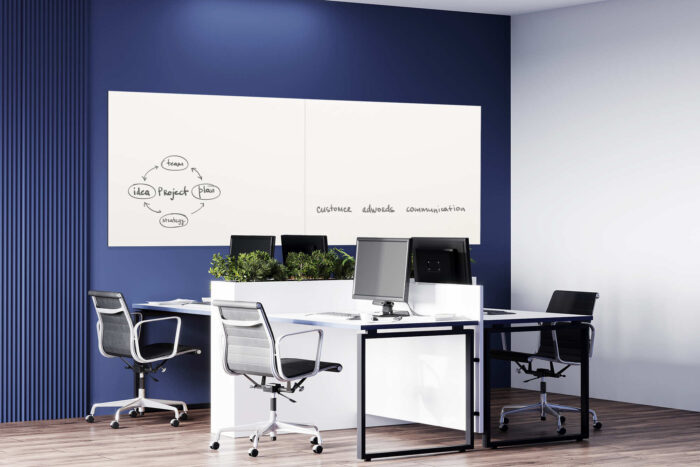 Frameloos whiteboard - Gelakt staal - Afbeelding 6