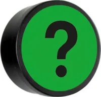 Impressiemagneet - Vraagteken - Set van 5 stuks - Afbeelding 3