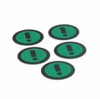 Impressie Magneetfolie - Uitroepteken - Set van 5 stuks