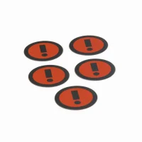 Impressie Magneetfolie - Uitroepteken - Set van 5 stuks - Afbeelding 2