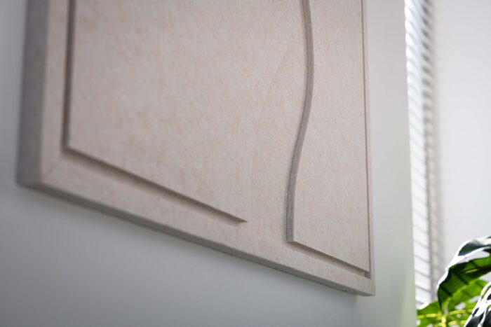Akoestische Kunst - FLOW Large - 80x120 cm - Beige - Afbeelding 4