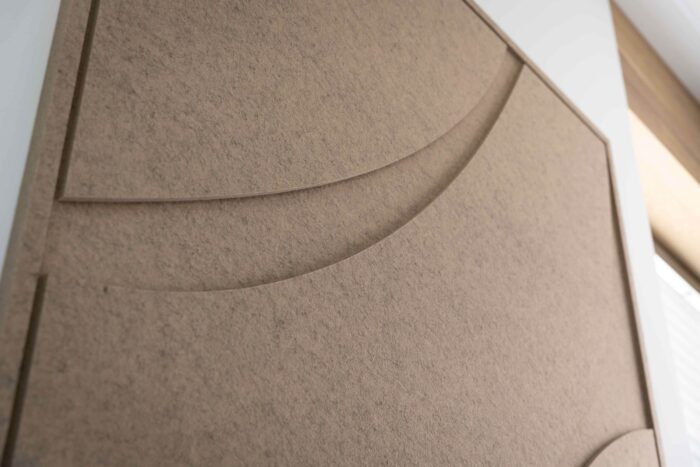 Akoestische Kunst - FLOW Extra Large - 160x120 cm - Bruin - Afbeelding 2