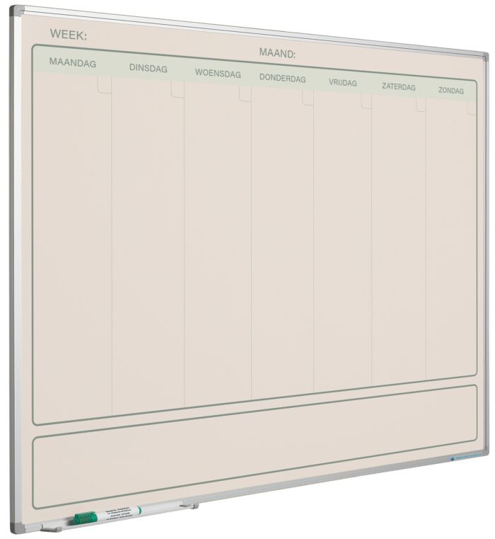 Elegance Weekplanner - Magnetisch planbord - 90x120 cm - Afbeelding 4